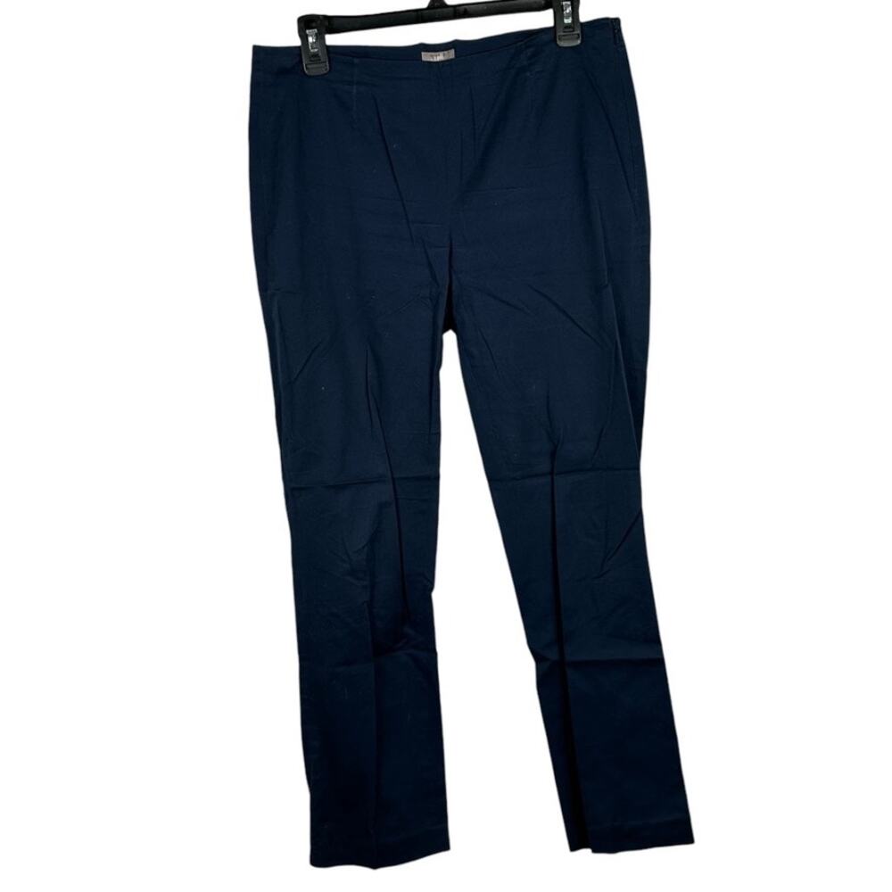 J-Jill Navy Stretch Pull On Pants Size 6